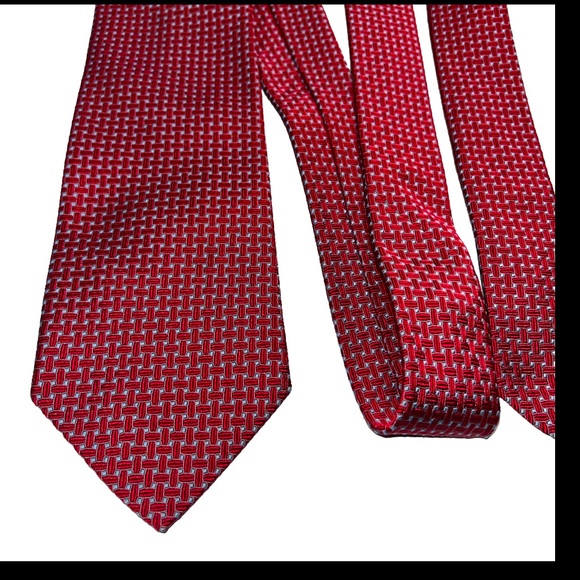 Brooks Brothers Other - Brooks Brothers Red Blue Design Silk Neck Tie Made in USA Woven in Italy 58” Men